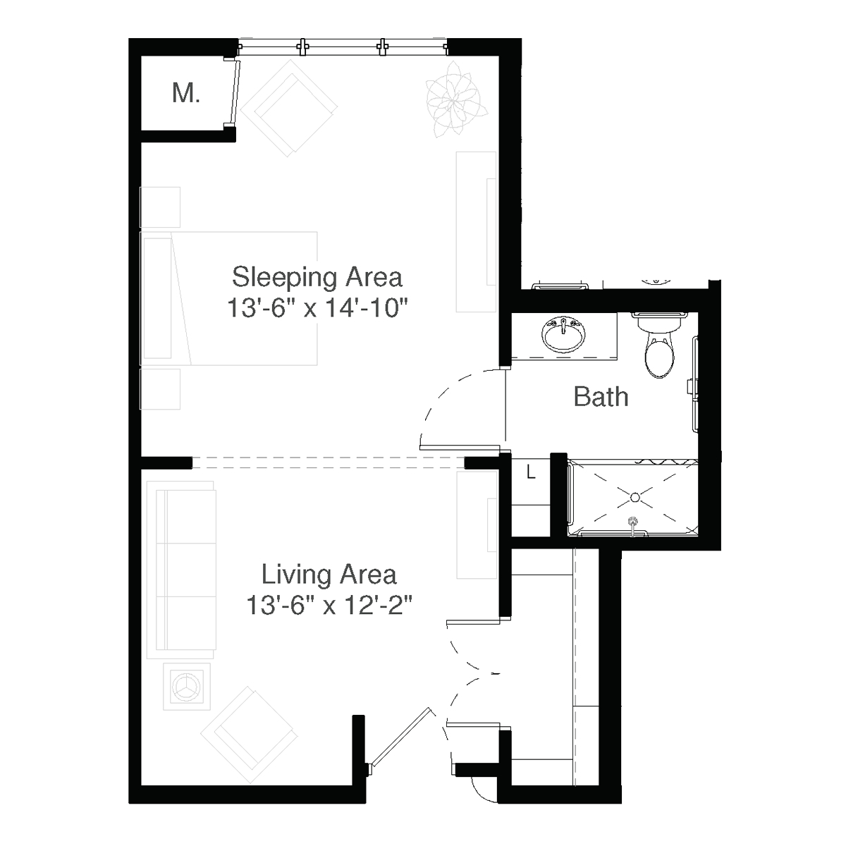 SilverCreek Enhanced Assisted Living Floor Plan
